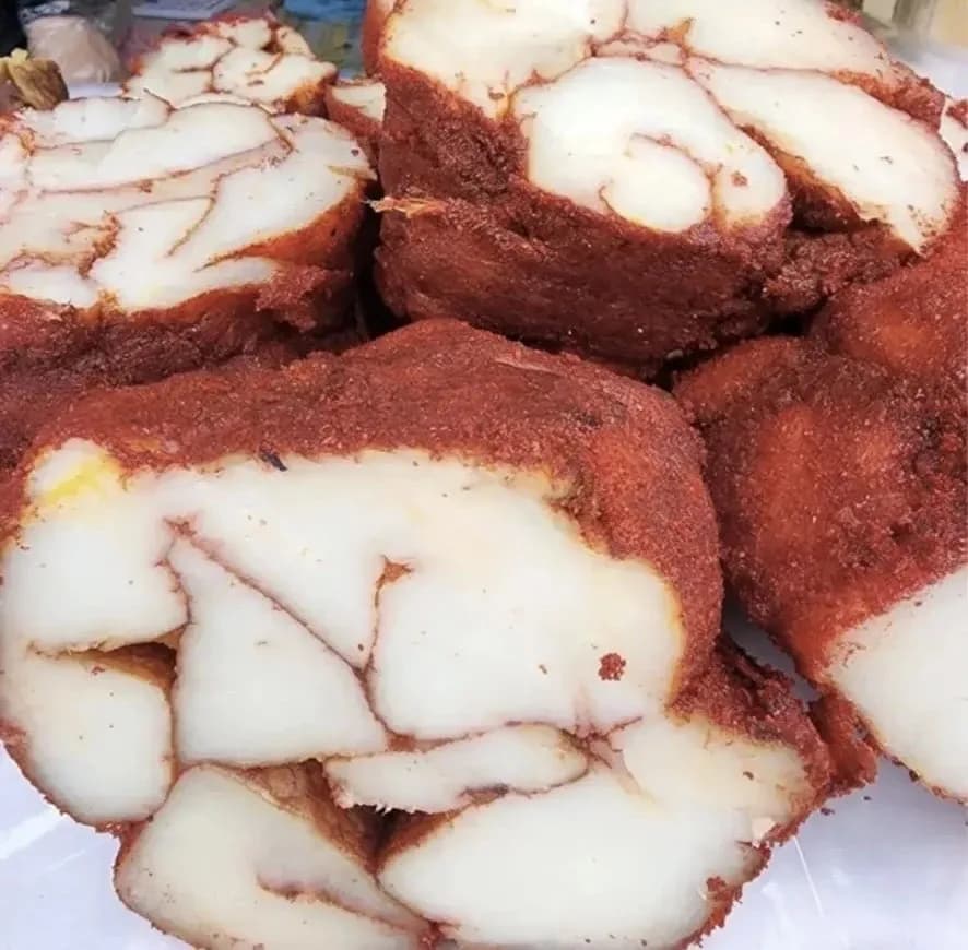 Курдючное сало солёное
