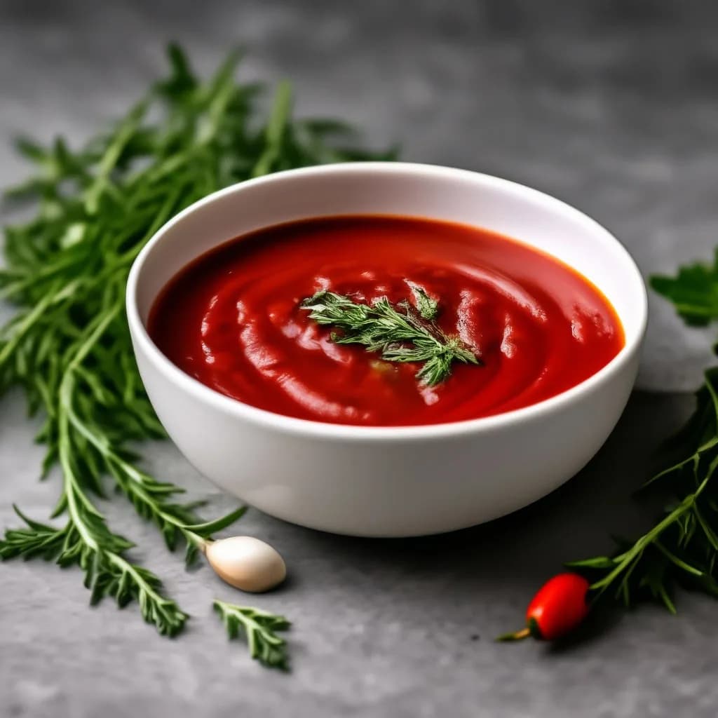 Соус красный Кавказский (с укропом)
